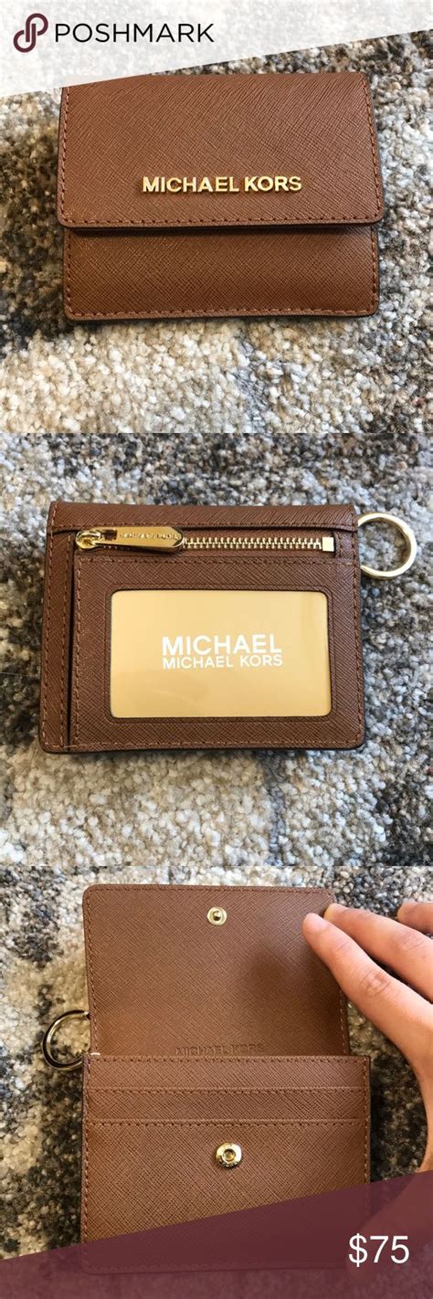 NEW  Michael Kors Card Case & Key Fob Box Set MK 